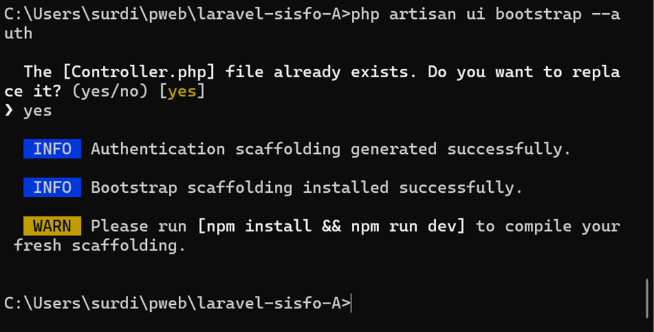Authentication Feature